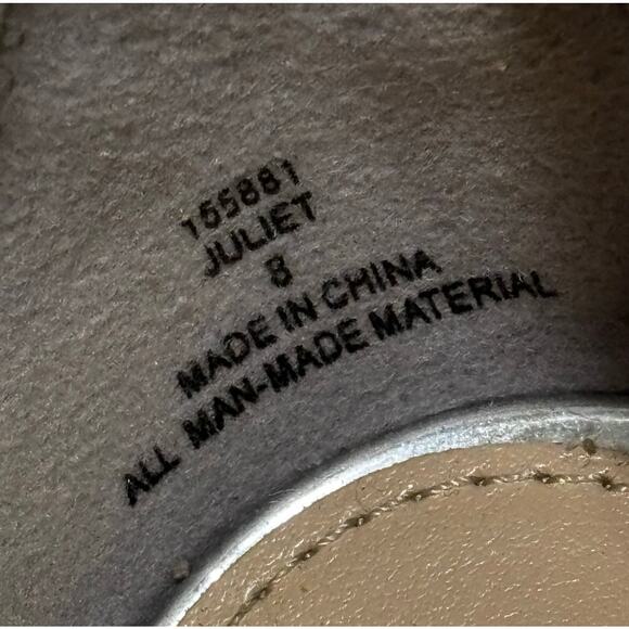 Limelight strappy silver metallic high heels dressy sandals zip back heel sz 8M - Picture 11 of 11